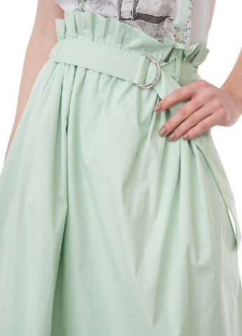 Зеленая однотонная юбка Rich & Royal