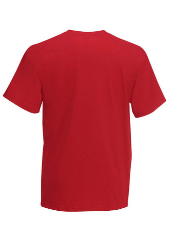 Красная футболка Fruit of the Loom ValueWeight