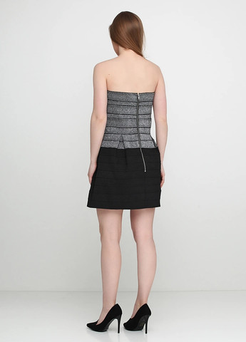 Чорна кежуал сукня бандо H&M однотонна