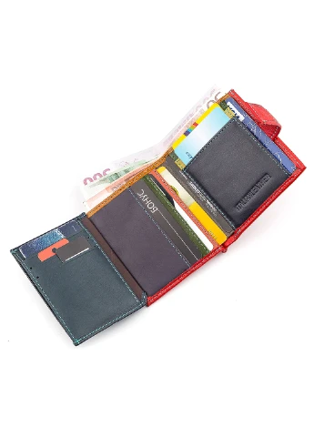 Жіночий шкіряний гаманець 8,5х9,5х2,5 см st leather (252133264)