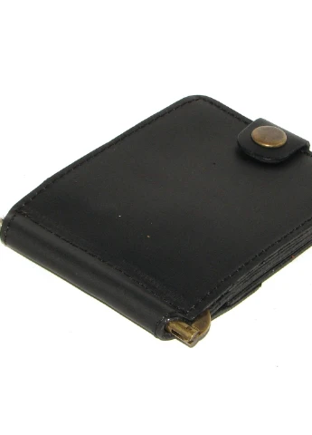 Подарочный набор №10 (зажим + обложка на права, ID паспорт) черный DNK Leather (253933698)