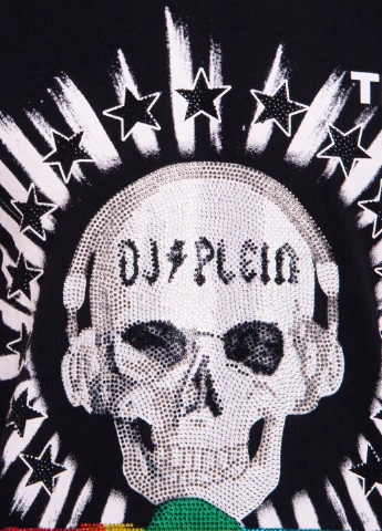 Чорна футболка Philipp Plein