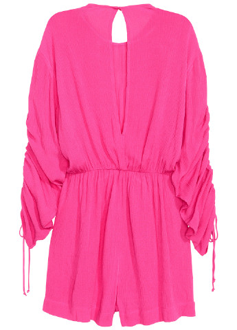 Комбінезон H&M комбінезон-шорти однотонний рожевий кежуал