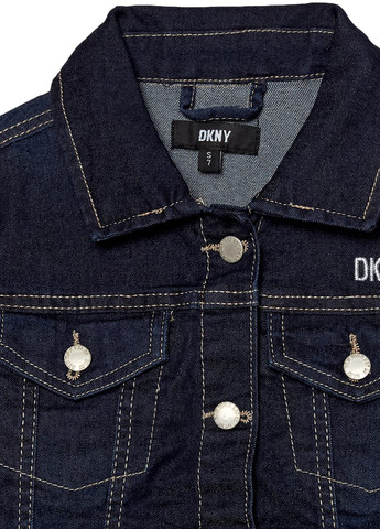 Темно-синя демісезонна куртка DKNY