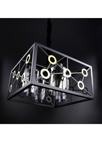 Люстра підвісна стельова в стилі LOFT (лофт) 12600/4-gr Чорний 30х40х40 см. Sunnysky (253628829)