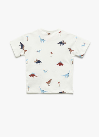 Біла літня футболка KOTON