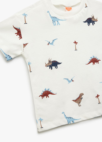 Біла літня футболка KOTON