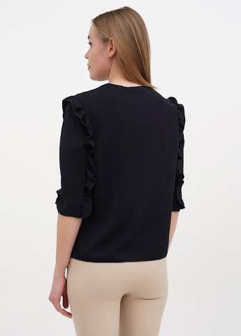 Тёмно-синяя блуза Zara