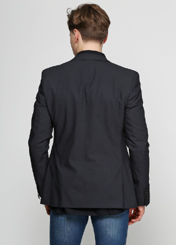 Пиджак S.Oliver с длинным рукавом клетка тёмно-серый кэжуал