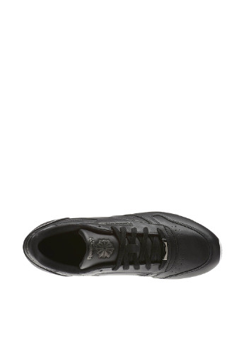 Черные демисезонные кроссовки Reebok Classic Leather HW