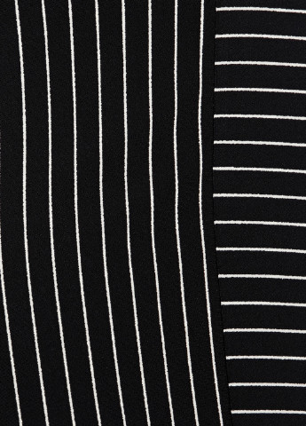 Черно-белая кэжуал в полоску юбка KOTON клешированная