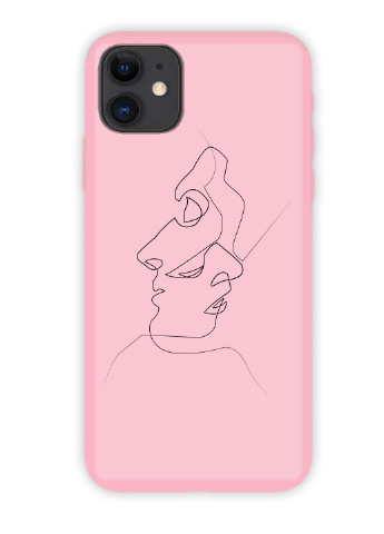 Чехол силиконовый Apple Iphone 7 Контурный минимализм (Contour minimalism) (17361-1356) MobiPrint (219778167)