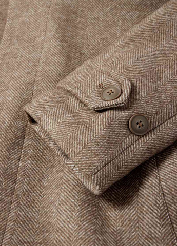 Бежевое демисезонное Пальто однобортное C&A