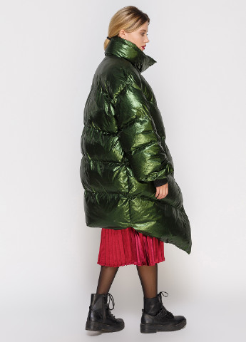 Зеленая зимняя куртка Longdeng