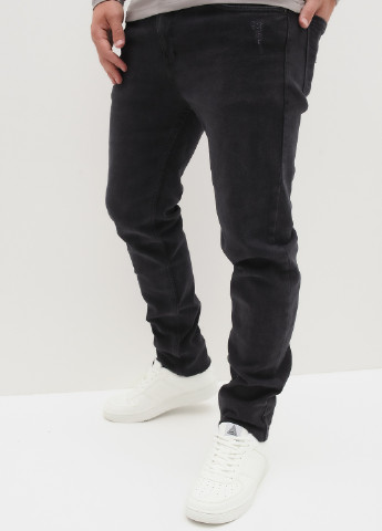 Черные демисезонные джинсы Mario Cavalli