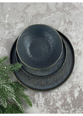 Тарілка Космос JM-1534-B 27 см сіра Olens (253612131)