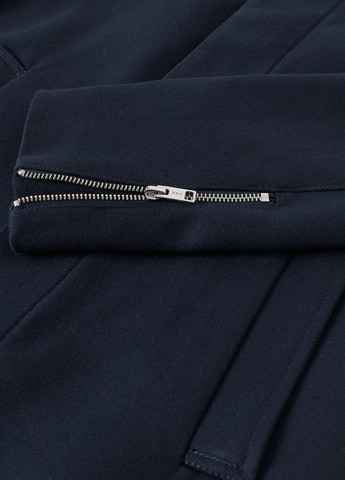 Темно-синее демисезонное Пальто однобортное H&M