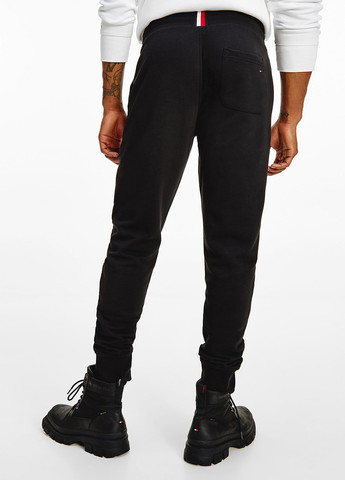 Черные спортивные, кэжуал демисезонные джоггеры брюки Tommy Hilfiger