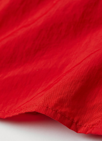 Топ H&M однотонный красный кэжуал полиамид
