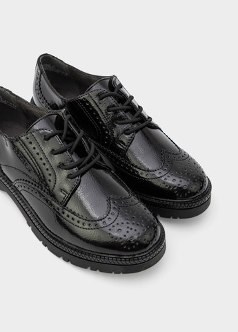 S.Oliver Туфлі дербі чорний з текстиль, німеччина — демісезон (306546037)