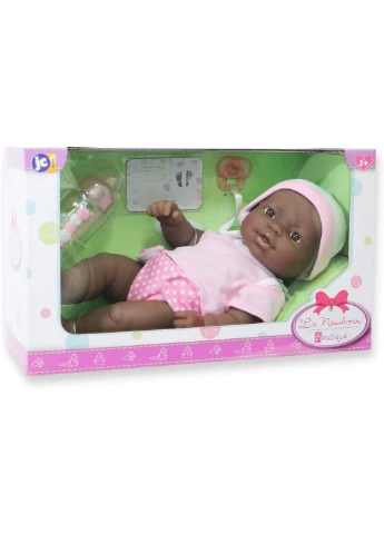 Вінілова лялька La Newborn Boutique African American 12Inch Doll Афроамериканка Berenguer (18345) JC Toys (255254405)