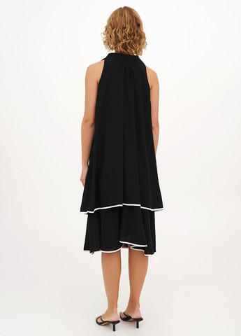 Чорна кежуал сукня а-силует Vicolo однотонна
