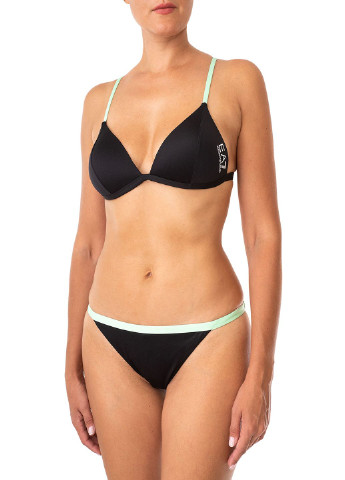 Черный летний купальник ARMANI EA7