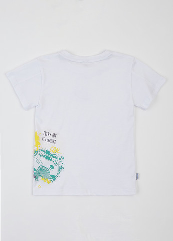 Белая летняя футболка dexter's