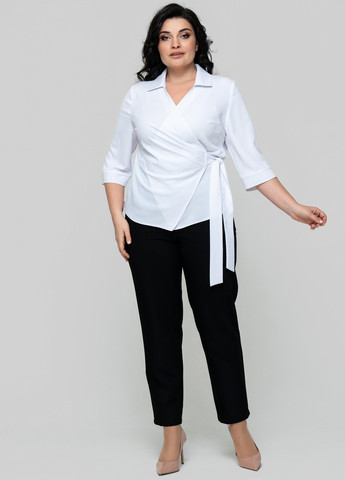 Белая блуза на запах A'll Posa