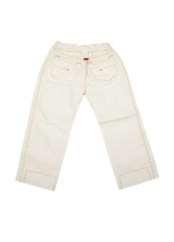 Белые кэжуал демисезонные брюки прямые Jaggy