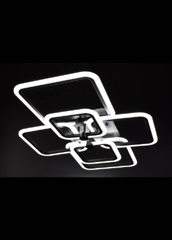 Люстра стельова LED з пультом A2503 / 2 + 2 + 2-bk Чорний 12х59х80 см. Handmade (234540209)