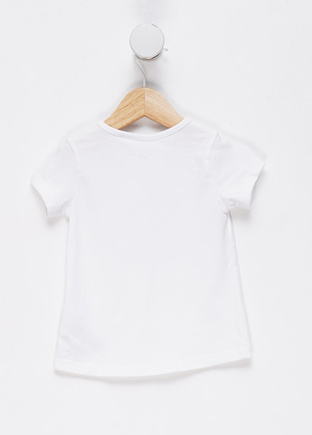 Белая летняя футболка Bellybutton