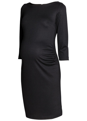 Чорна кежуал сукня для вагітних H&M однотонна