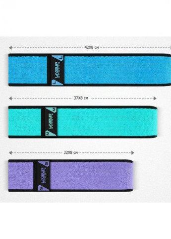 Фитнес резинка HIP BAND фиолетовый S-320x80мм LS3629-S LiveUp (256501310)