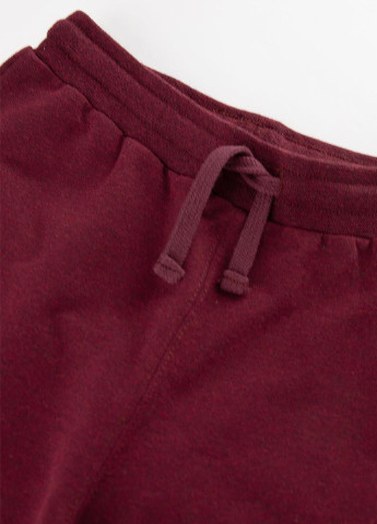 Костюм(худи, брюки) DeFacto брючный бордовый спортивный полиэстер, трикотаж