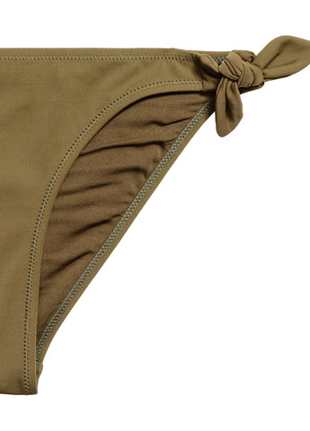 Оливковые (хаки) купальные трусики однотонные H&M