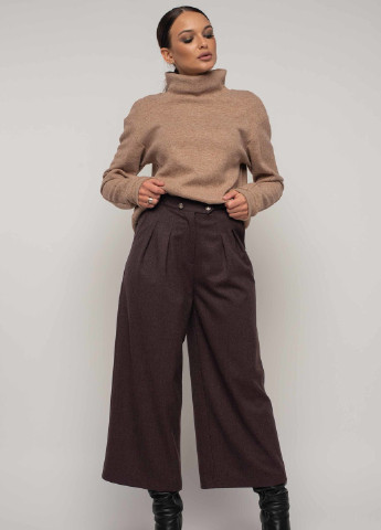 Темно-коричневые кэжуал летние брюки Ри Мари