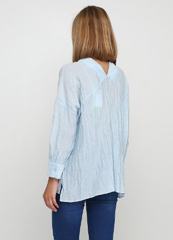 Блакитна демісезонна блуза Sweewe