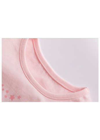 Рожевий демісезонний костюм для дівчинки 2 в 1 із зображенням єдинорога рожевий hello my friends Berni kids 59606