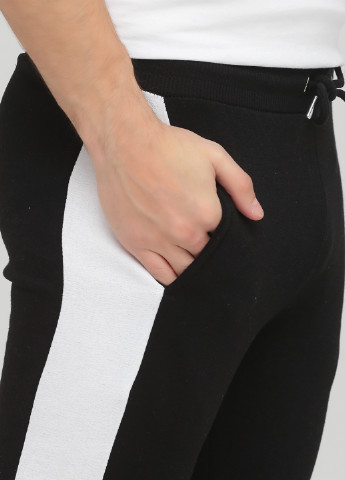Черные спортивные демисезонные карго брюки Boohoo
