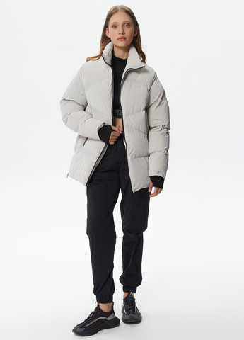 Светло-серая демисезонная куртка Lacoste