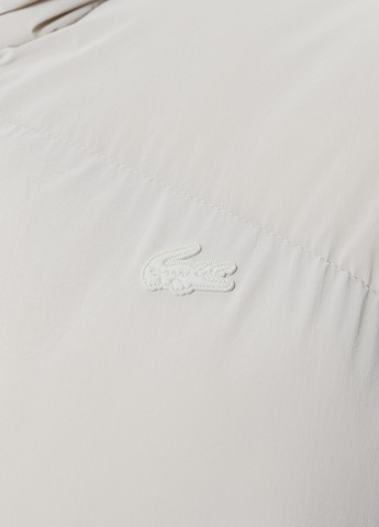 Светло-серая демисезонная куртка Lacoste