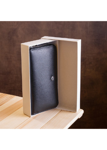 Жіночий шкіряний гаманець-клатч 10х20 см st leather (252126813)