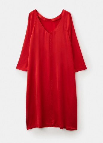 Червона кежуал сукня H&M однотонна