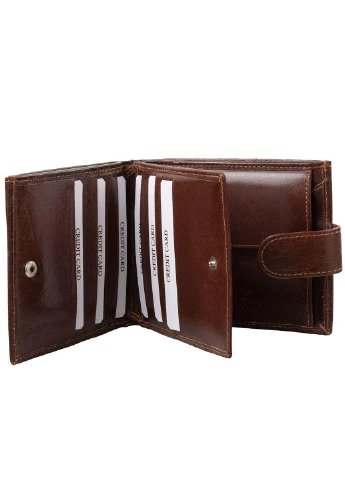 Мужское кожаное портмоне 12х10х3 см DNK Leather (232989399)