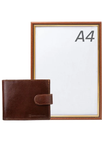 Мужское кожаное портмоне 12х10х3 см DNK Leather (232989399)
