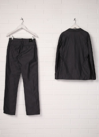 Темно-сірий демісезонний костюм (піджак, брюки) брючний Richmond