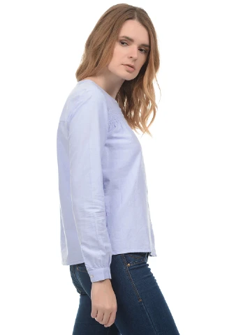 Голубая блуза Tom Tailor