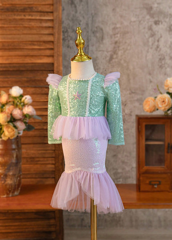 Зелёное платье SHEIN (342382205)