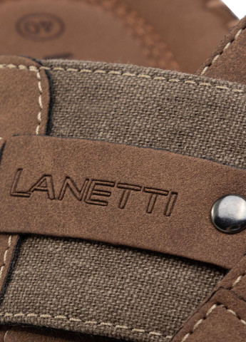 Тапки Lanetti MS17013-3 однотонний коричневий кежуал